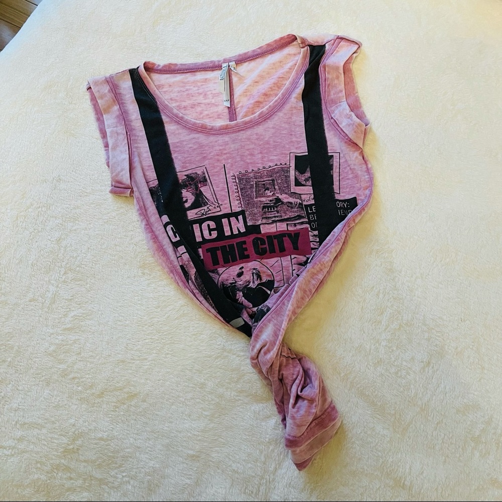 Pink Rocker Sleeveless Top - Picture 6 of 8
